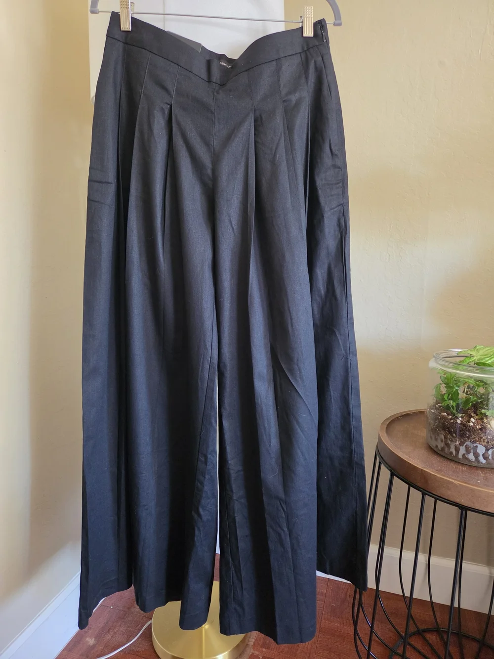 Banana Republic Black Extra Wide-Leg Palazzo Pants